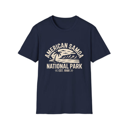 American Samoa National Park T-Shirt - Retro Design