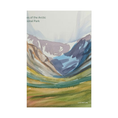 Gates of the Arctic Watercolor Poster Print