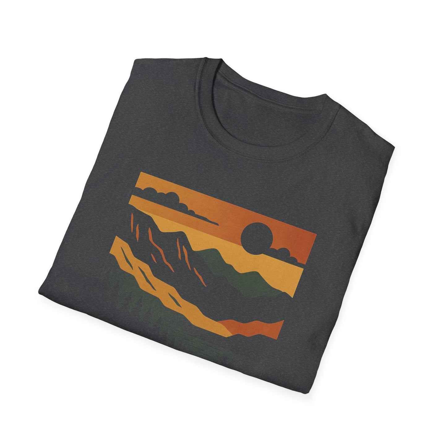 Unisex Softstyle T-Shirt - great smoky mountains (Front Only) - Unisex Softstyle T-Shirt