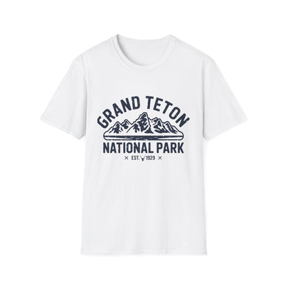 Grand Teton National Park Retro Graphic T-Shirt