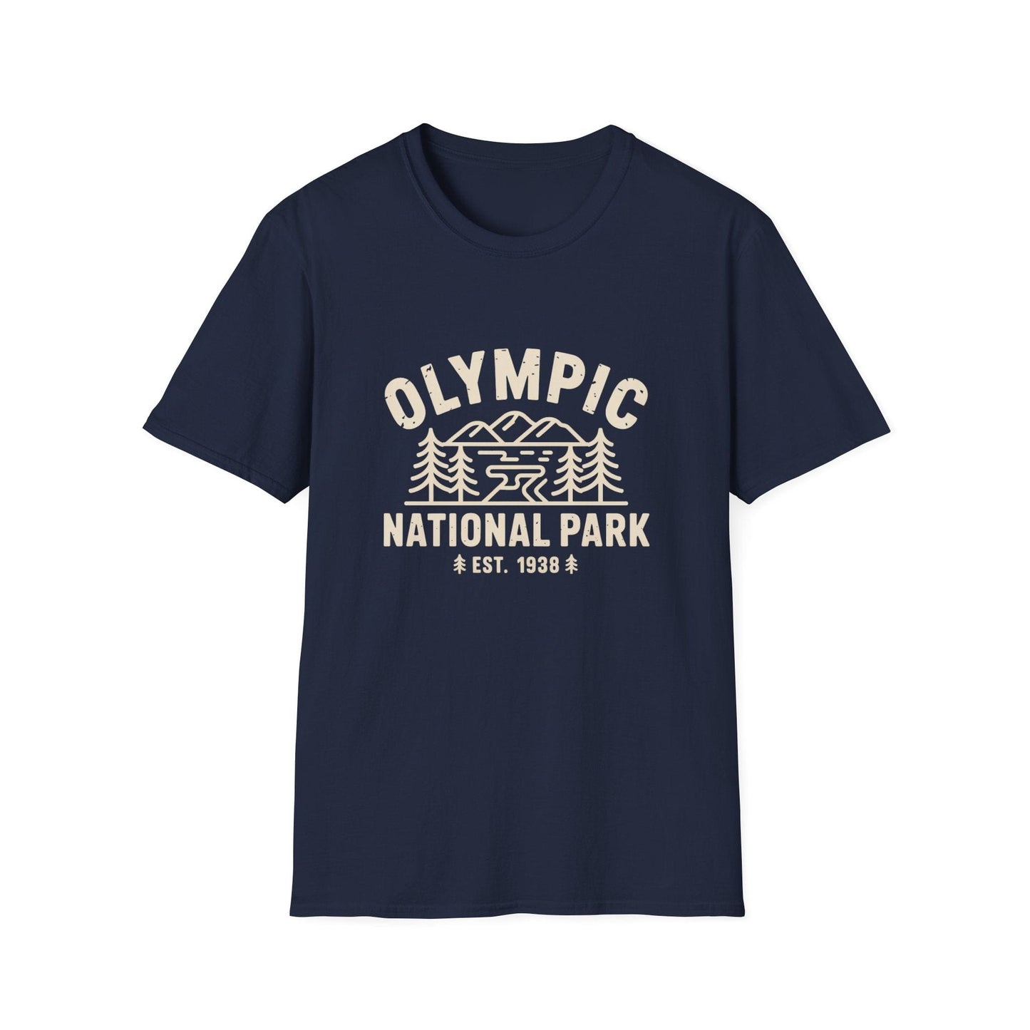 Olympic National Park Graphic Unisex T-Shirt White