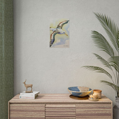 Albatross Watercolor Art Print - Live Nature Design