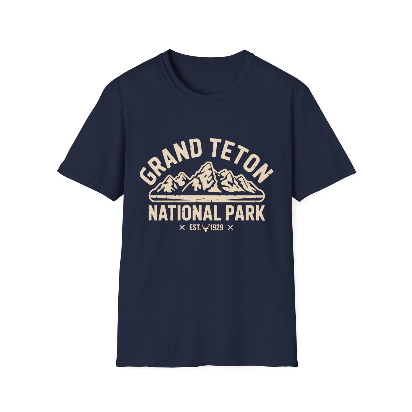 Grand Teton National Park Retro Graphic T-Shirt