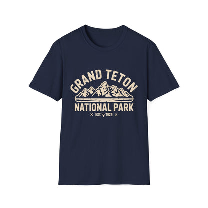 Grand Teton National Park Retro Graphic T-Shirt