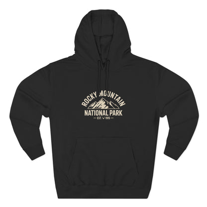 Rocky Mountain National Park Hoodie Cotton Fleece