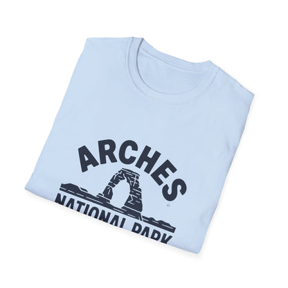 Arches National Park Retro T-Shirt - White Unisex