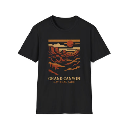 Unisex Softstyle T-Shirt - grand canyon nation (Front Only) - Unisex Softstyle T-Shirt