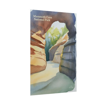 Mammoth Cave National Park Watercolor Art Print