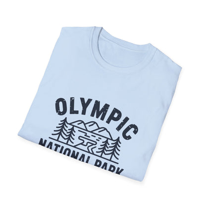 Olympic National Park Graphic Unisex T-Shirt White
