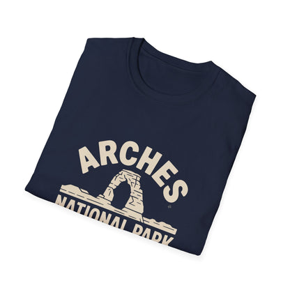 Arches National Park Retro T-Shirt - White Unisex