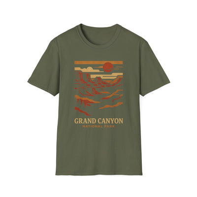 Unisex Softstyle T-Shirt - grand canyon nation (Front Only) - Unisex Softstyle T-Shirt