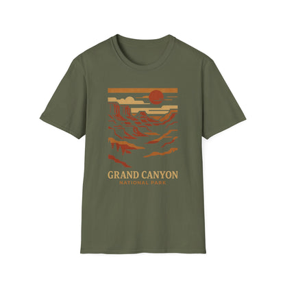 Unisex Softstyle T-Shirt - grand canyon nation (Front Only) - Unisex Softstyle T-Shirt