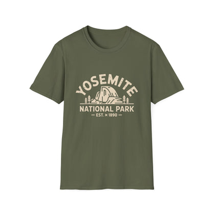 Yosemite National Park Retro Logo T-Shirt