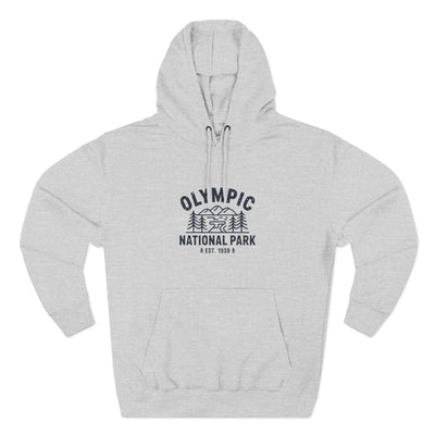 Olympic National Park Fleece Hoodie Ring Spun Cotton
