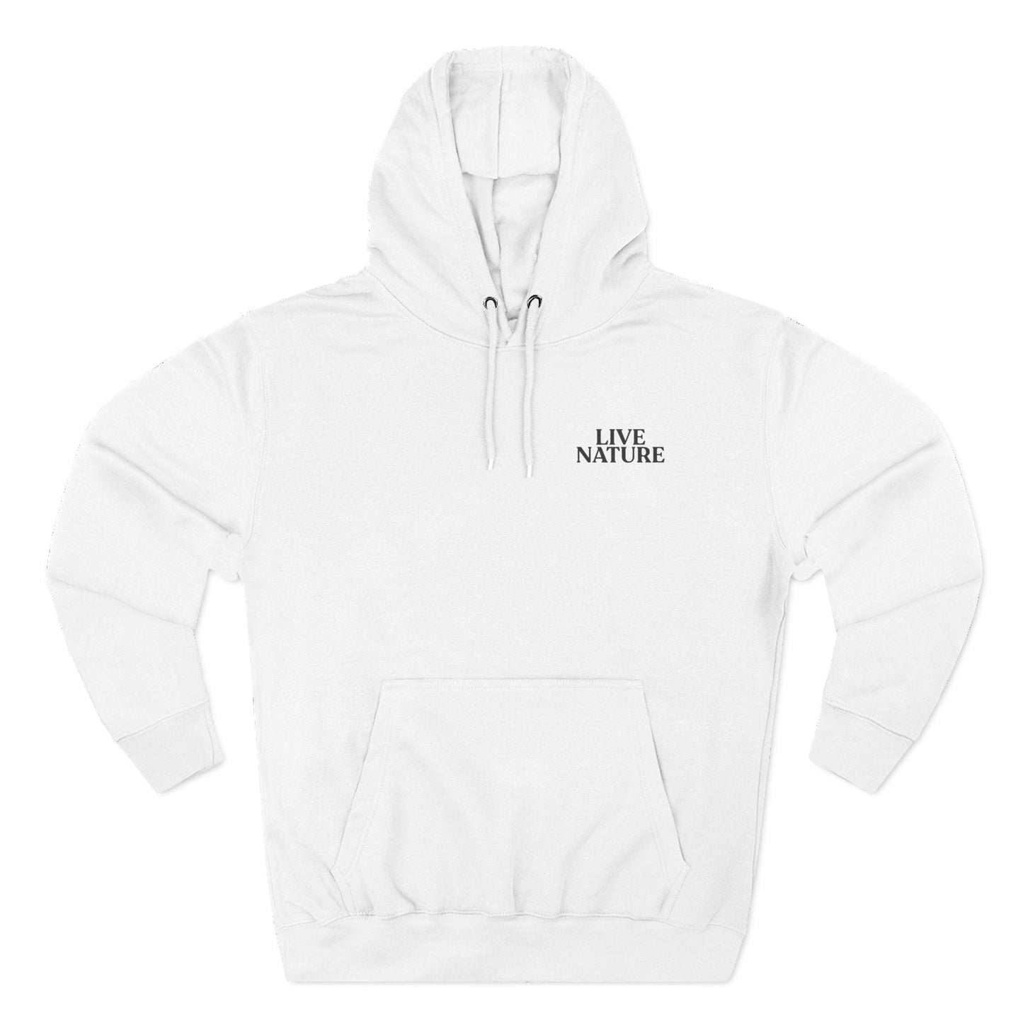 Three-Panel Fleece Hoodie