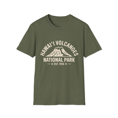 Hawai'i Volcanoes National Park T-Shirt White Cotton