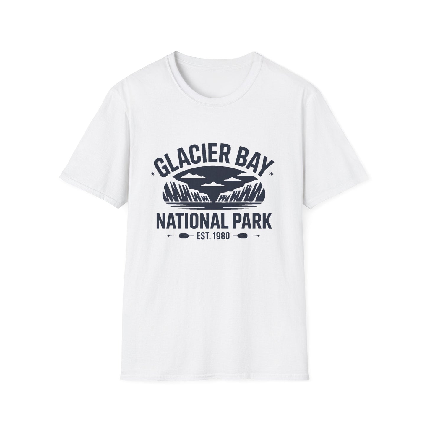 Glacier Bay National Park Logo T-Shirt White