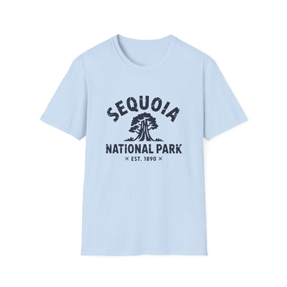 Sequoia National Park Logo T-Shirt - White Cotton