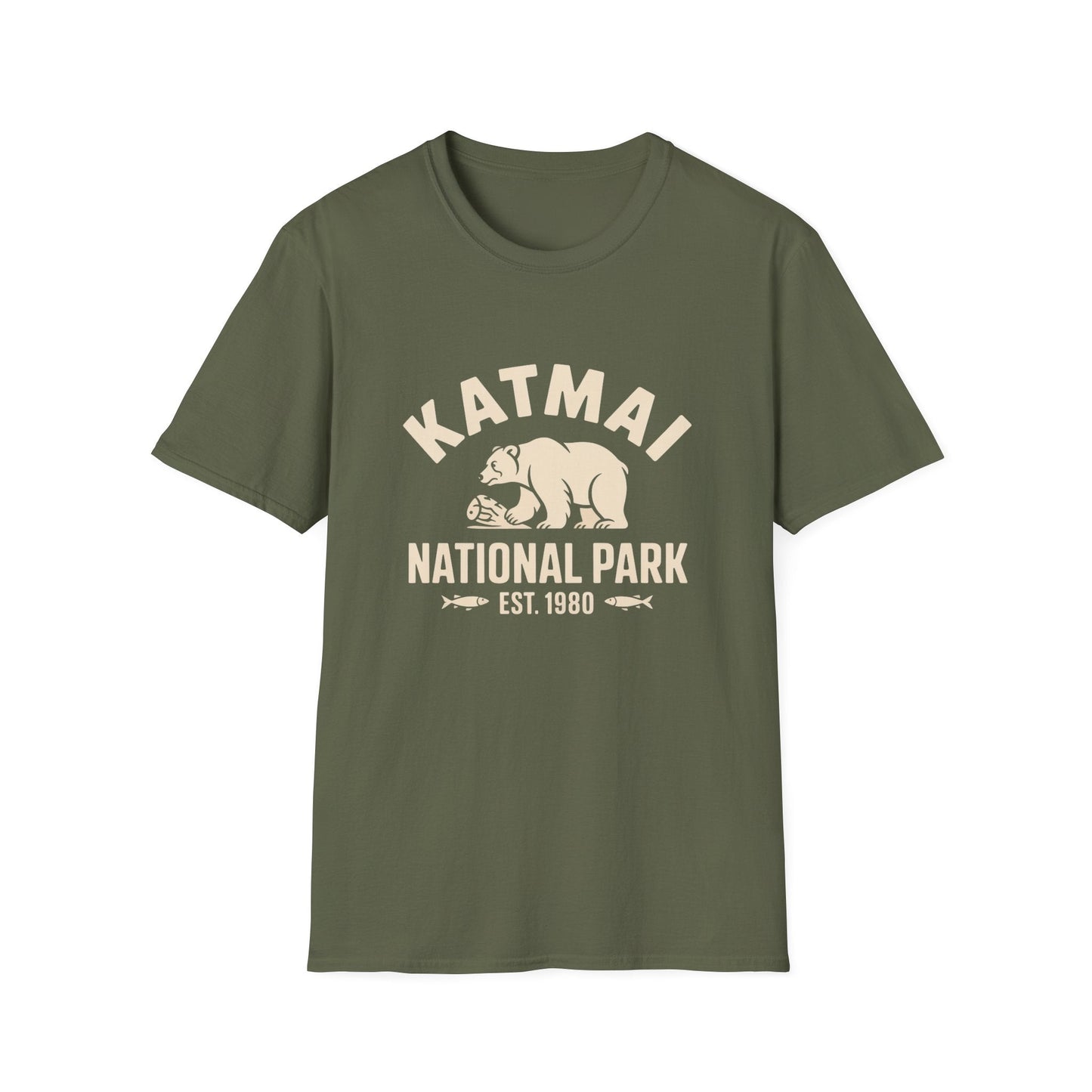Katmai National Park Bear Graphic Unisex T-Shirt