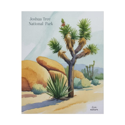 Joshua Tree National Park Watercolor Art Print