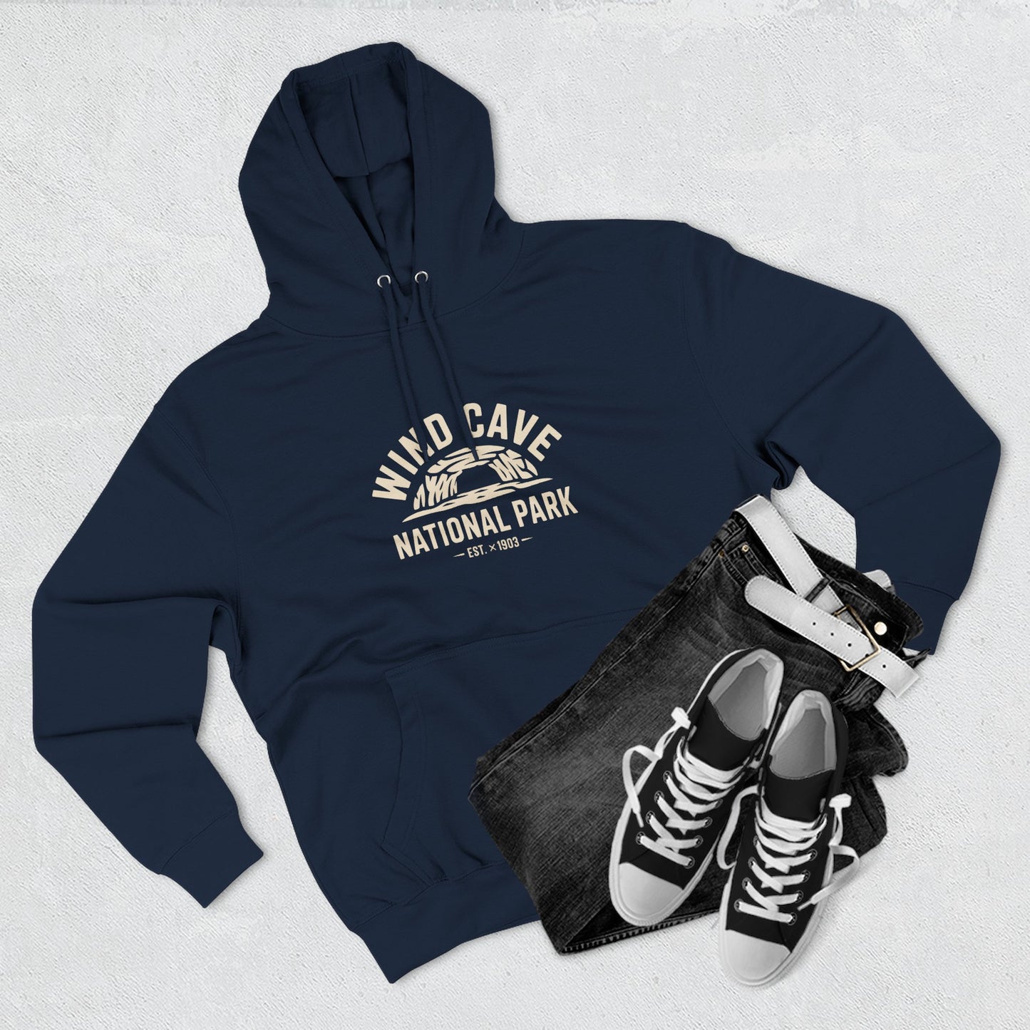 Wind Cave National Park Cotton Hoodie Limited Edition