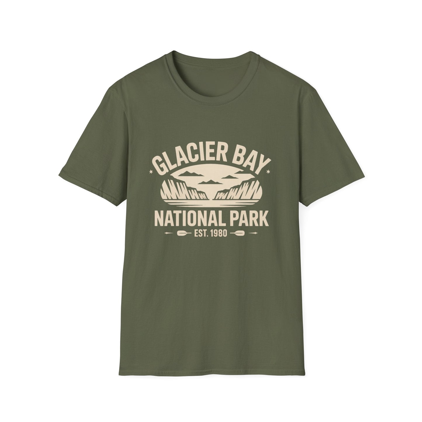 Glacier Bay National Park Logo T-Shirt White
