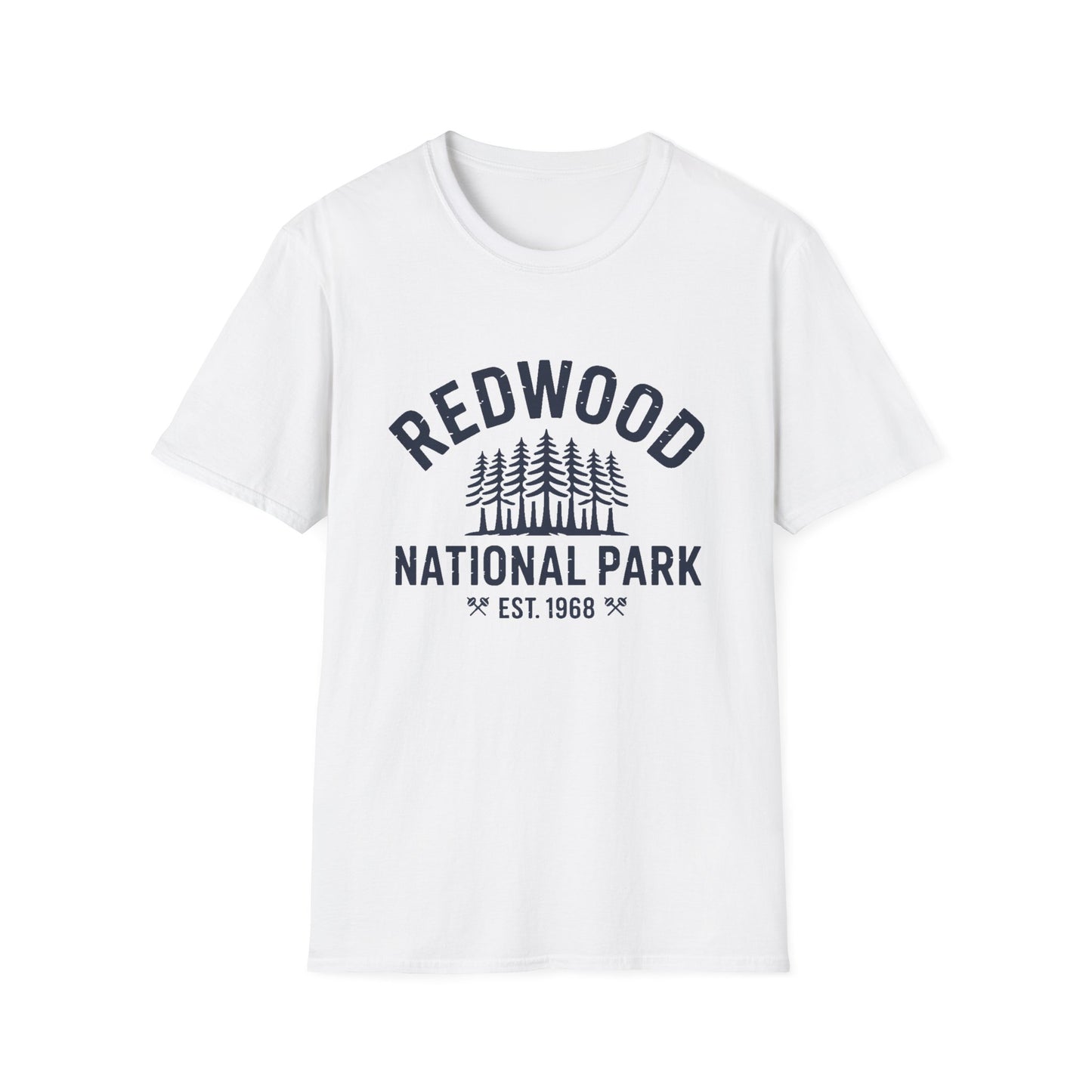 Redwood National Park Graphic T-Shirt - Softstyle White