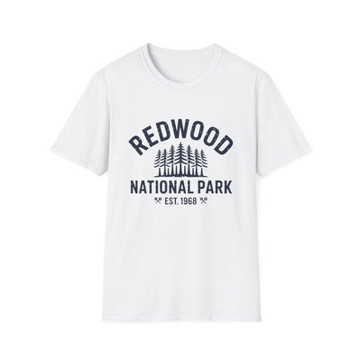 Redwood National Park Graphic T-Shirt - Softstyle White