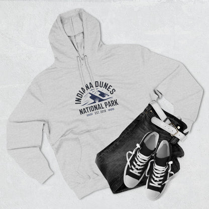 Indiana Dunes National Park Cotton Hoodie White