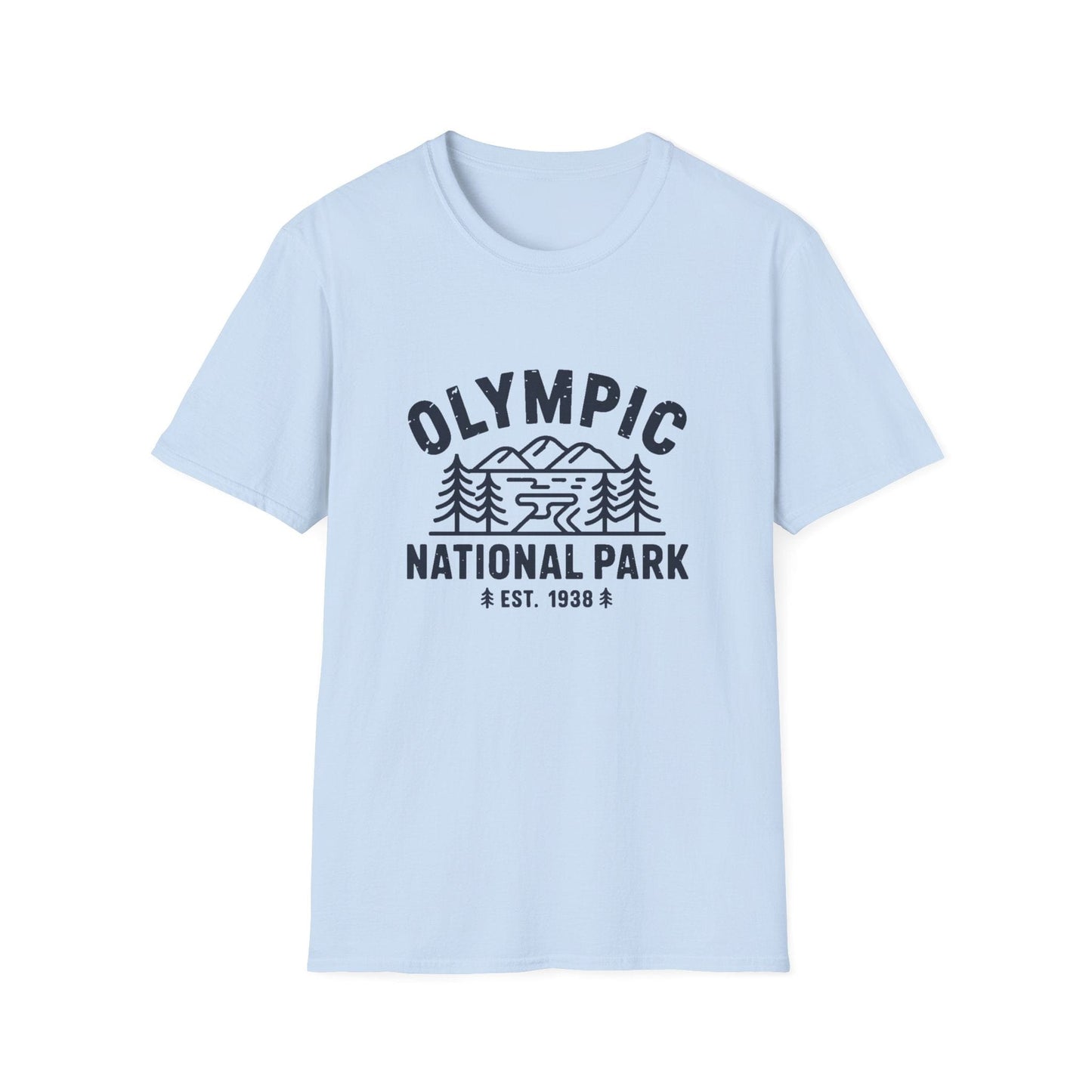 Olympic National Park Graphic Unisex T-Shirt White