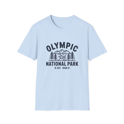 Olympic National Park Graphic Unisex T-Shirt White