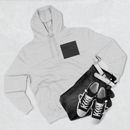 Three-Panel Fleece Hoodie - dolphin (Front+Back) - Three-Panel Fleece Hoodie (Smart: Original on light)