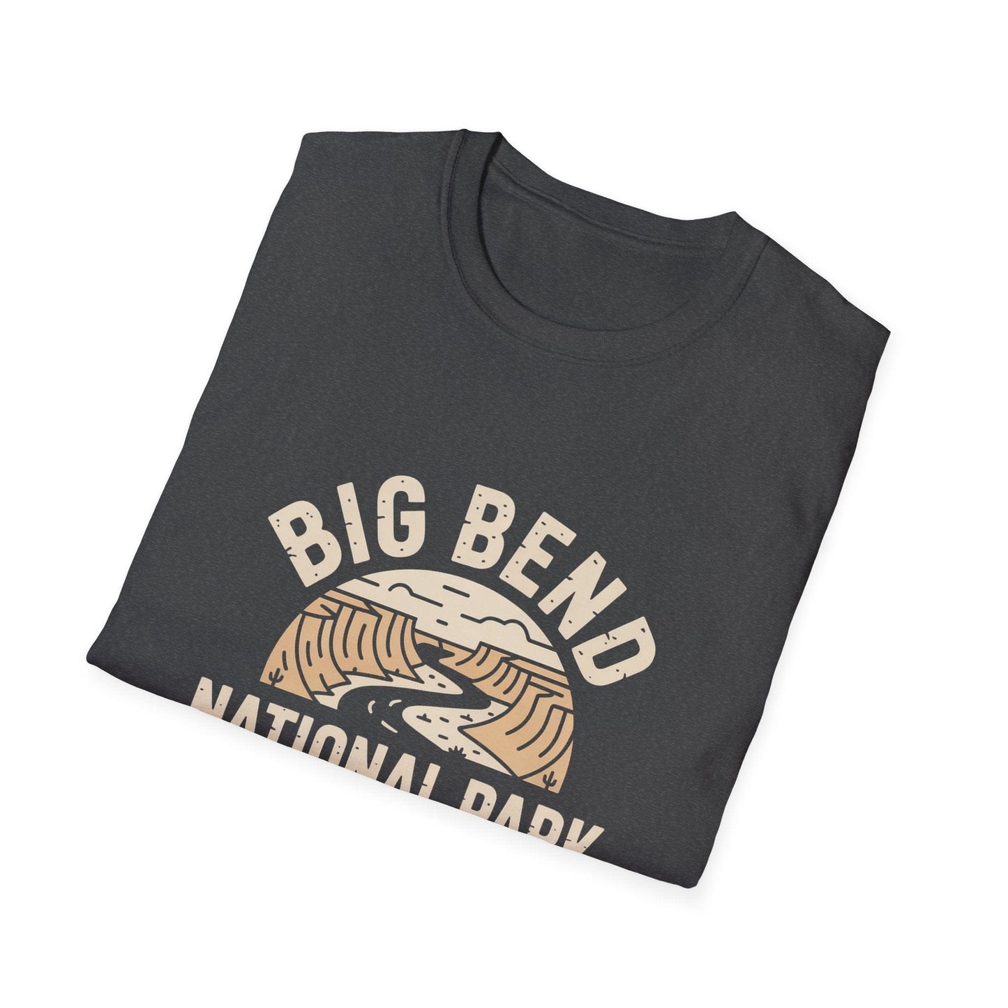 Big Bend National Park T-Shirt White Retro Design