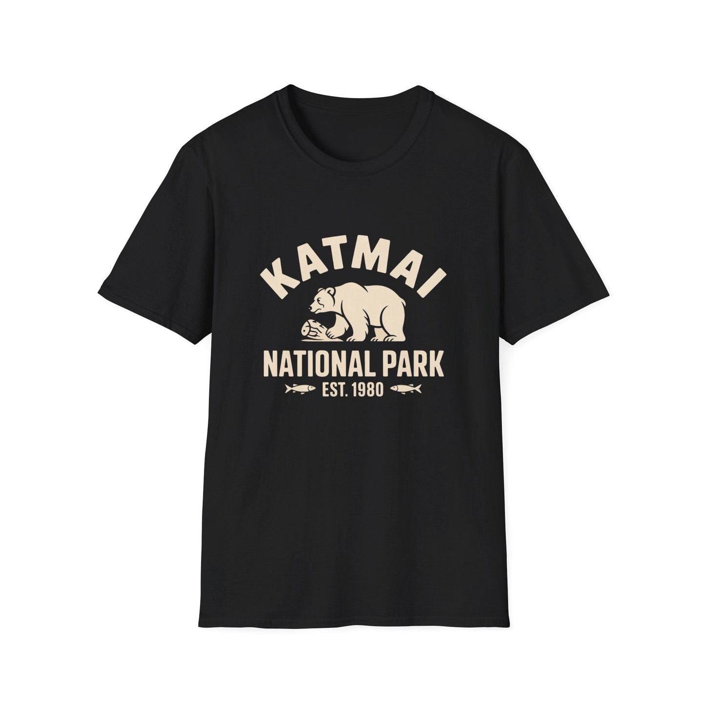 Katmai National Park Bear Graphic Unisex T-Shirt