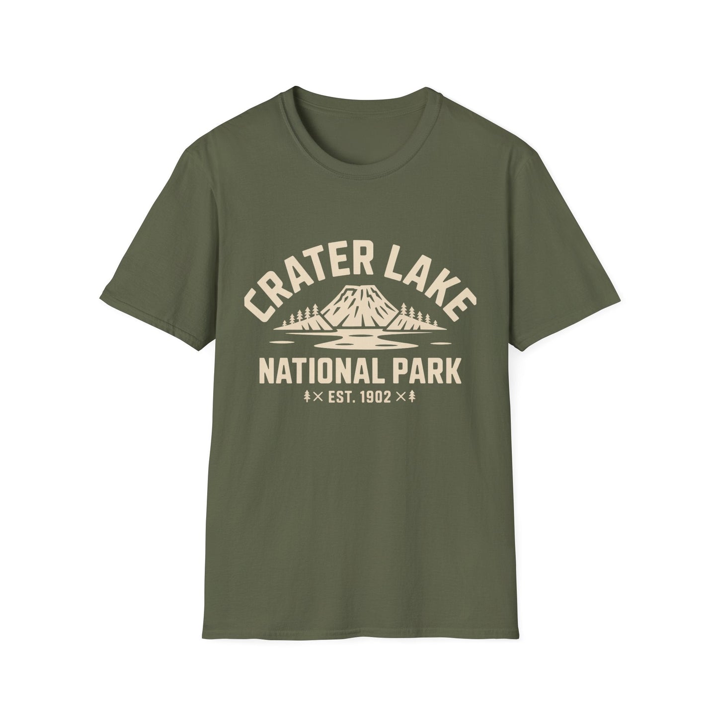 Crater Lake National Park Graphic T-Shirt White