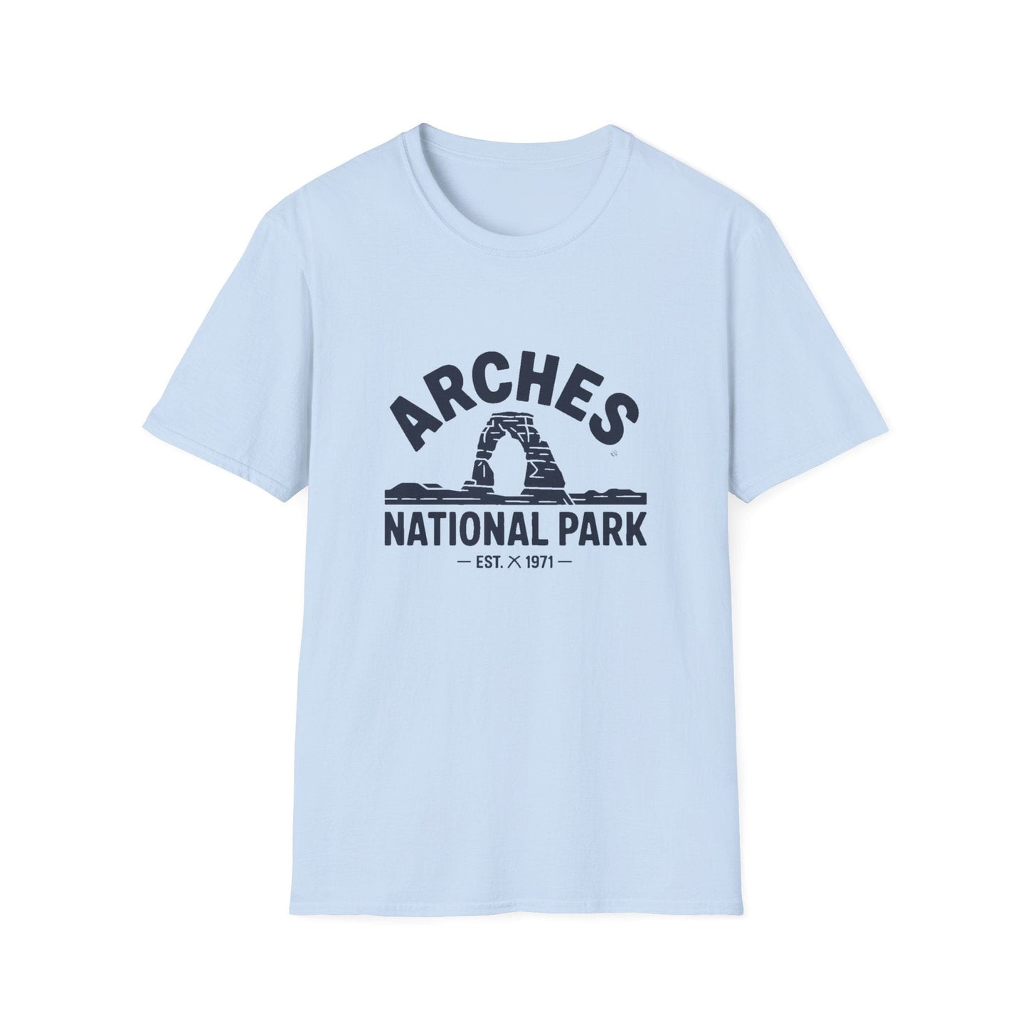 Arches National Park Retro T-Shirt - White Unisex