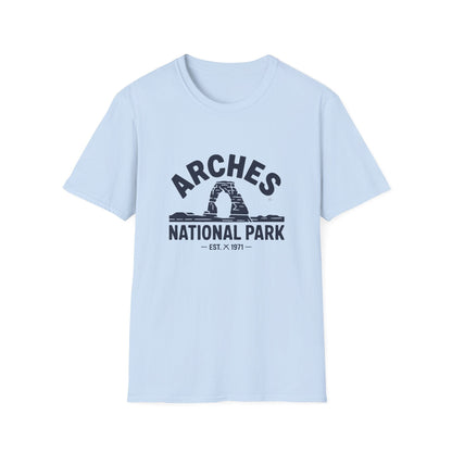 Arches National Park Retro T-Shirt - White Unisex