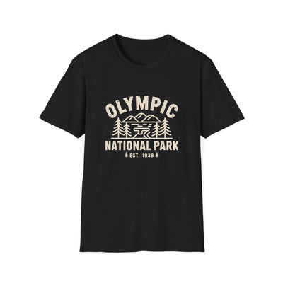 Olympic National Park Graphic Unisex T-Shirt White