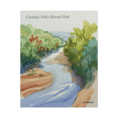 Cuyahoga Valley National Park Watercolor Art Print