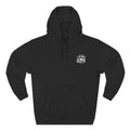 Three-Panel Fleece Hoodie - 1 (Front+Back) - Three-Panel Fleece Hoodie (Smart: Original on dark)