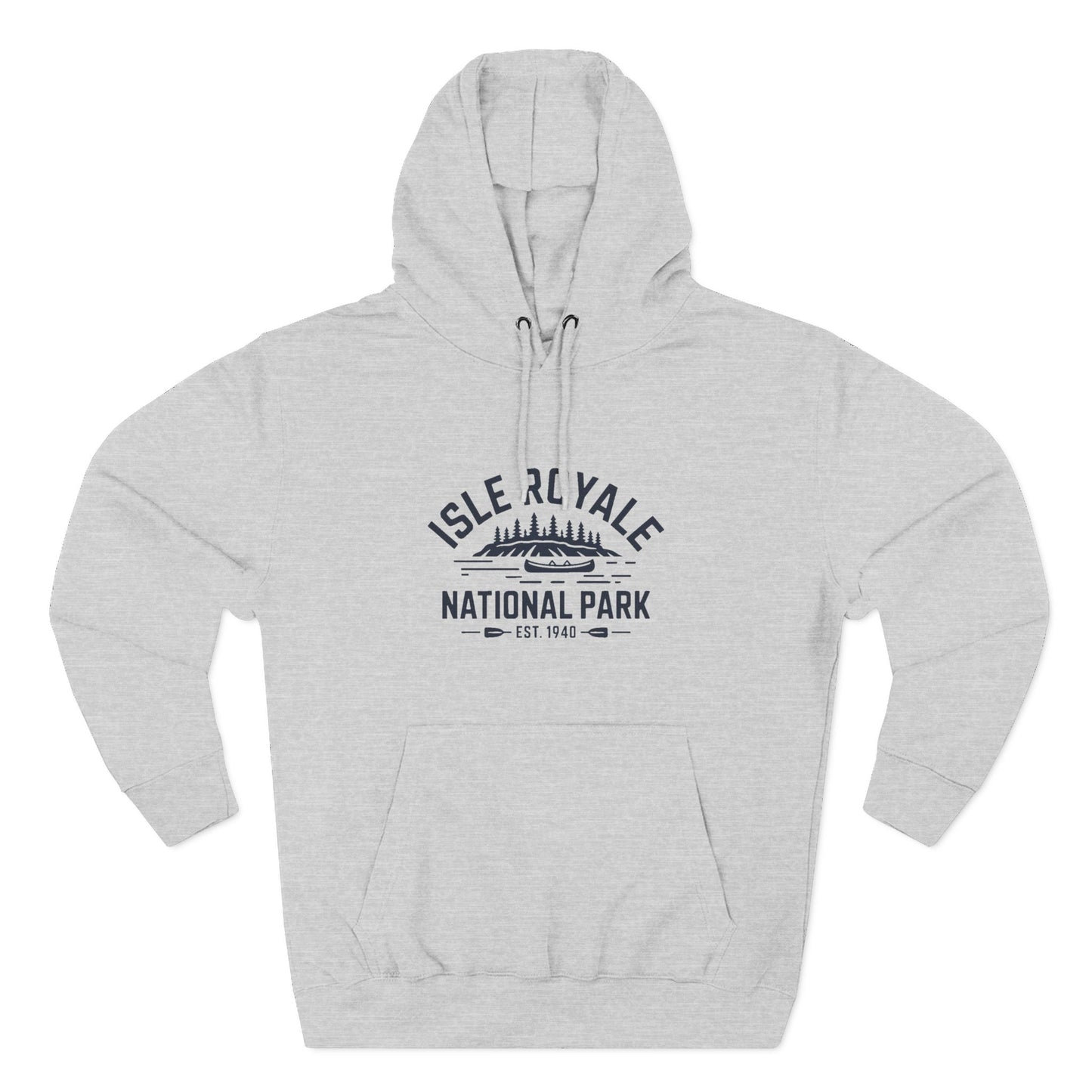 Isle Royale National Park Fleece Hoodie Cotton Blend
