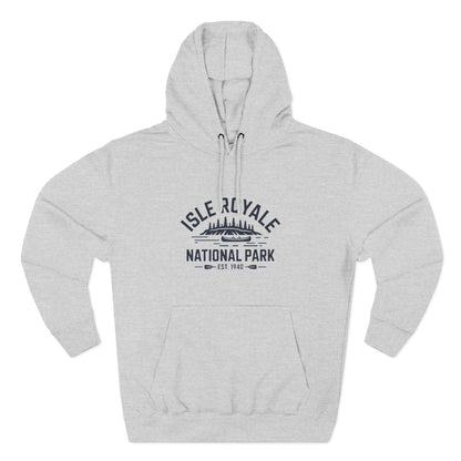 Isle Royale National Park Fleece Hoodie Cotton Blend
