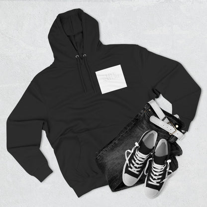 Three-Panel Fleece Hoodie - dolphin (Front+Back) - Three-Panel Fleece Hoodie (Smart: Original on light)