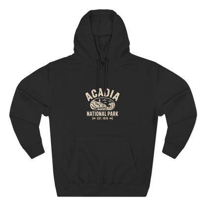 Acadia National Park Fleece Hoodie Ring Spun Cotton
