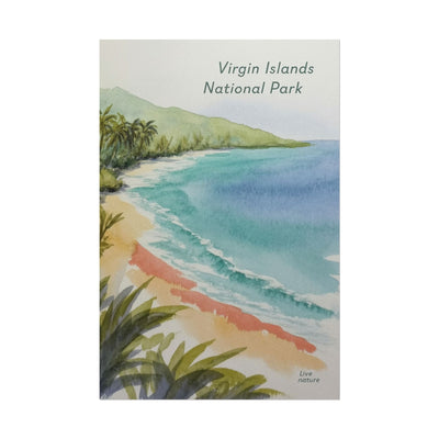 Virgin Islands National Park Watercolor Art Print