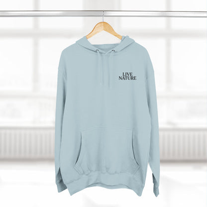 Three-Panel Fleece Hoodie
