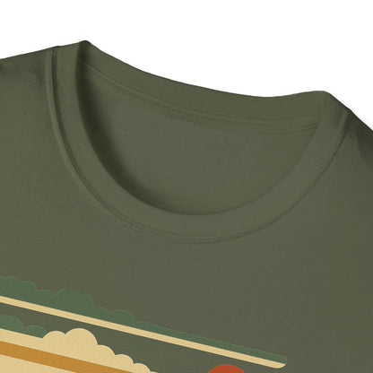 Unisex Softstyle T-Shirt - rocky mountain (Front Only) - Unisex Softstyle T-Shirt