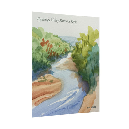 Cuyahoga Valley National Park Watercolor Art Print