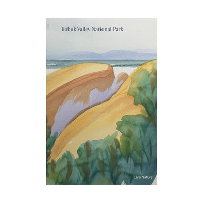 Kobuk Valley National Park Watercolor Poster Print