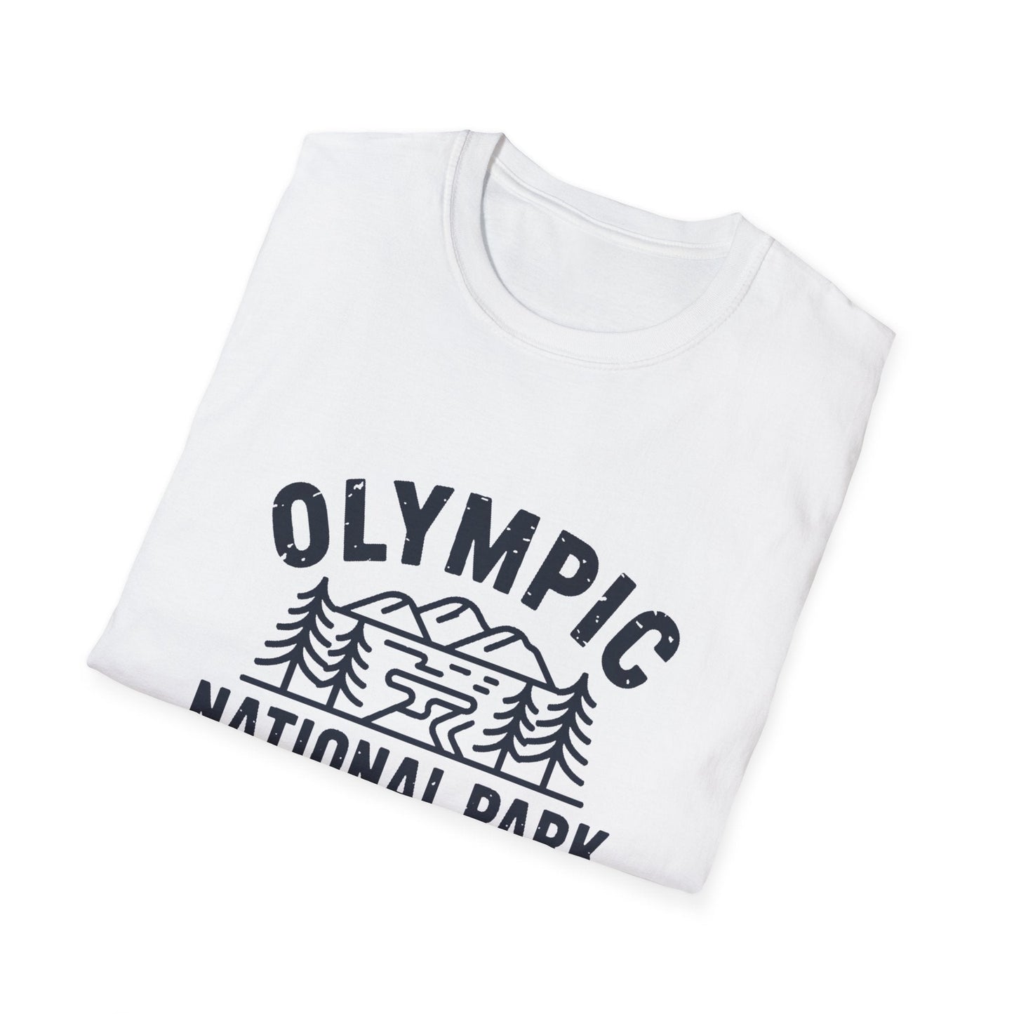Olympic National Park Graphic Unisex T-Shirt White